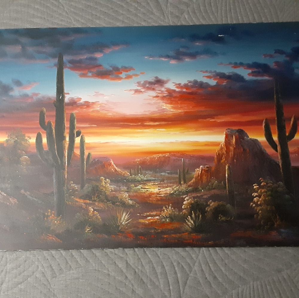 Art painting by Bernard Duggan signed